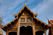 Chiang Mai - The Wat Phra Singh temple. The ubosot (ordination hall). 